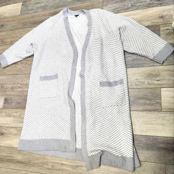Torrid grey duster long sleeve cardigan size 5X - Picture 1 of 9